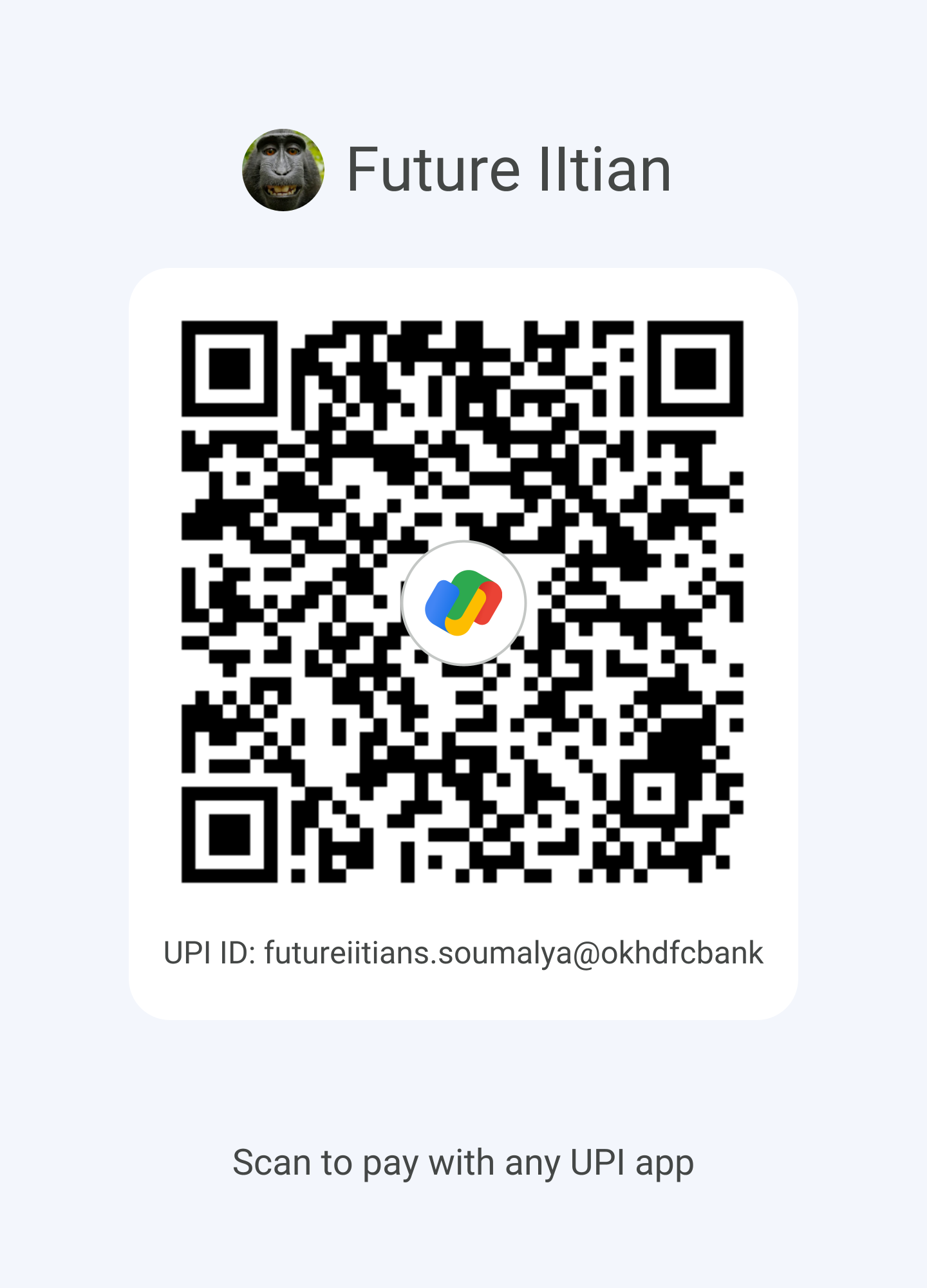 UPI QR Code Placeholder